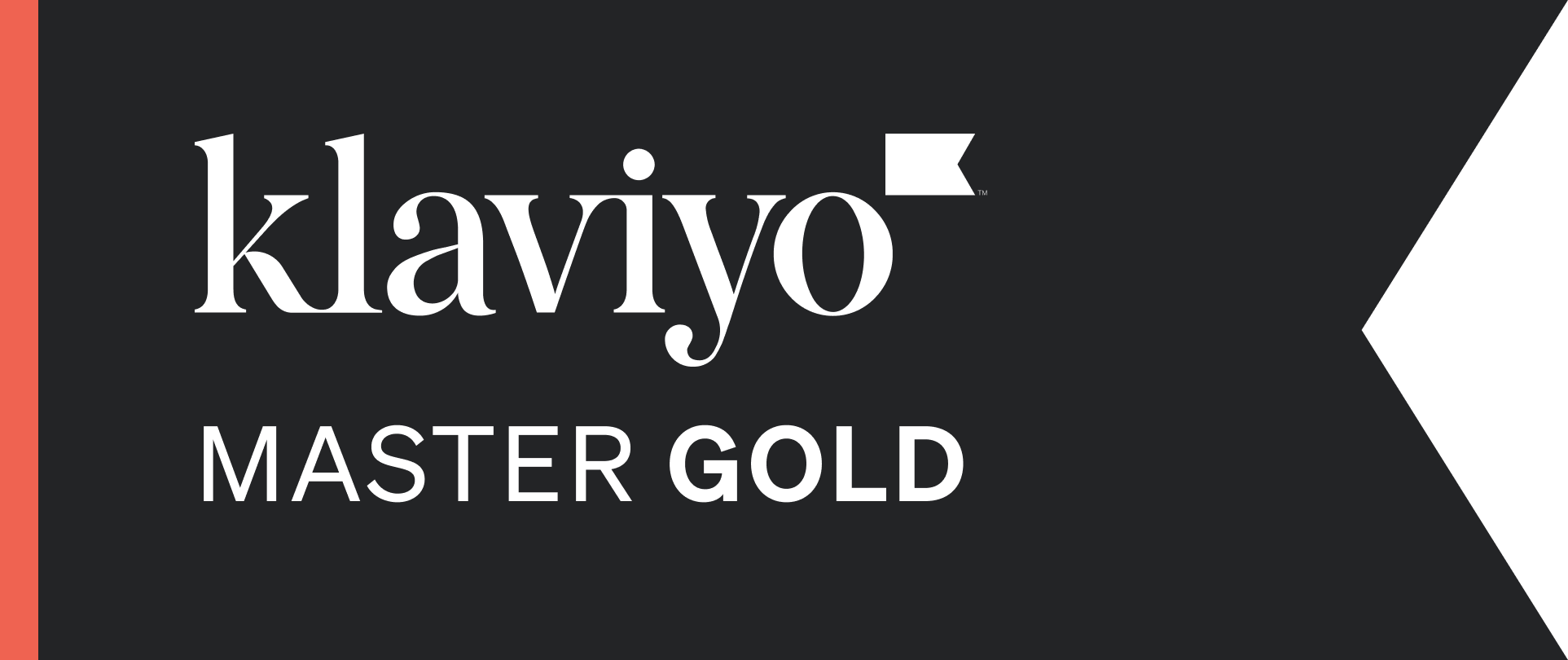 Klaviyo master gold badge
