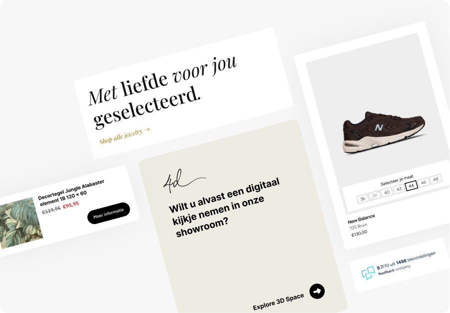 Prachtige ontwerpen en geavanceerde functionaliteiten voor conversie